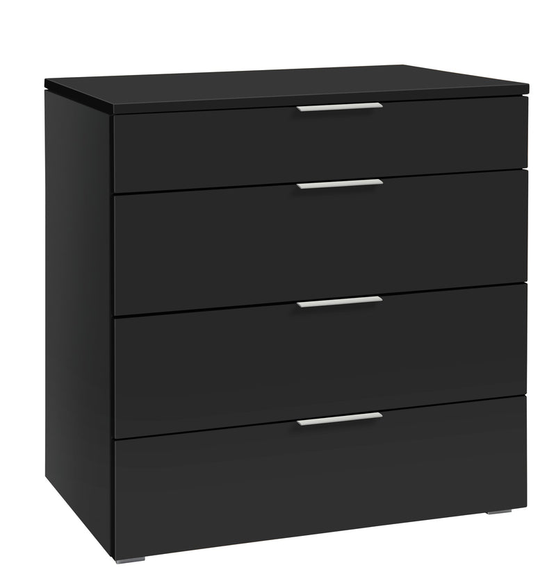 Hasena Atrine Kommode Selezione Schwarz mit Softclose-Schubladen