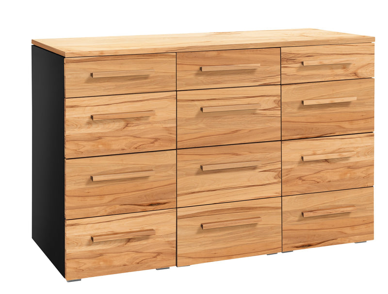 Hasena Trequatri Kommode Selezione in Wildbuche mit 12 Schubladen