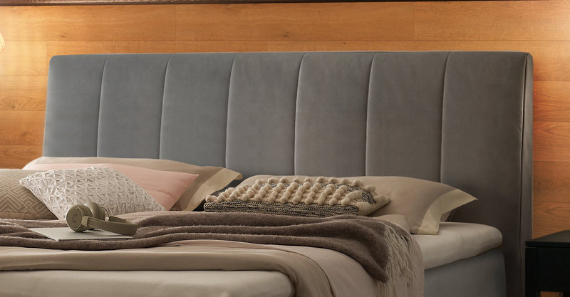 Hasena Boxspringbett Ambra Pronto mit Kufengestell in Schwarz/Grau
