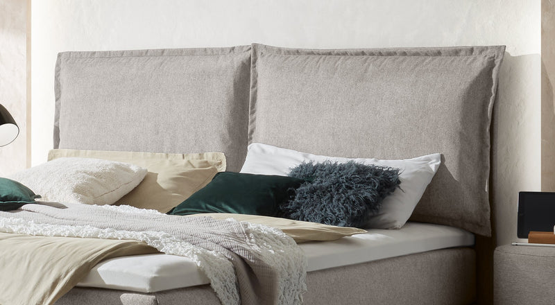 Hasena Boxspringbett Imelda Pronto in Eiche bright mit Topper