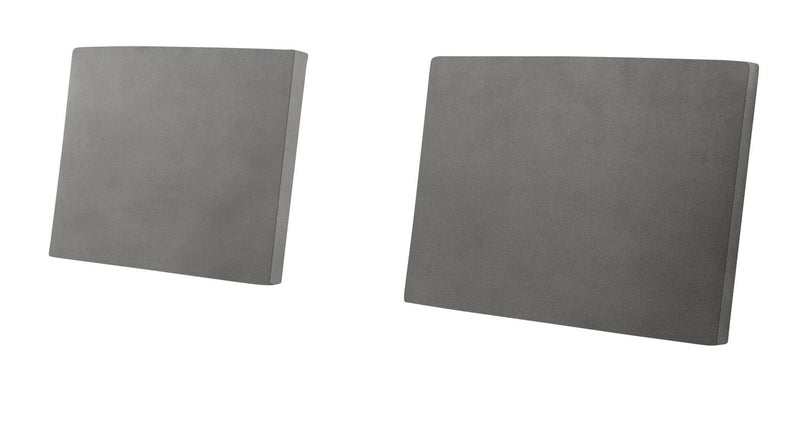Hasena Lola Kissenset Bergamo im 2er-Set, Bezug Monet steel in Grau