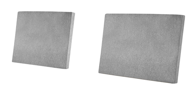 Hasena Lola Kissenset im 2er-Set, Pace Light Grey mit Polyester-Bezug