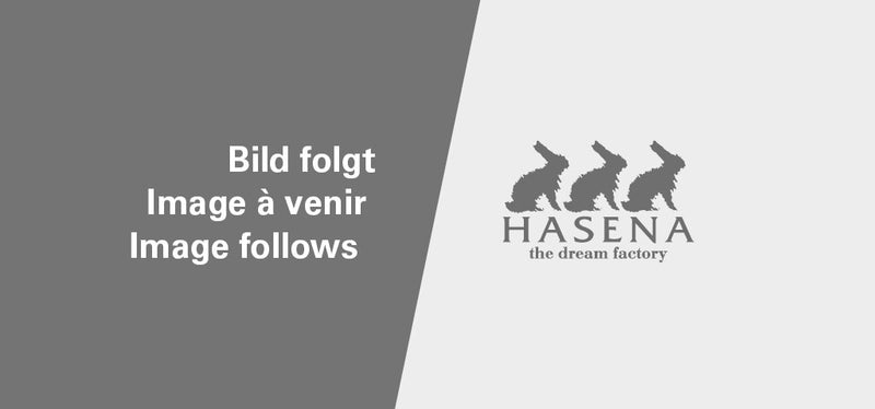 Hasena Nachttisch Jose Bergamo Kernbuche massiv mit schwarzen Metallkufen