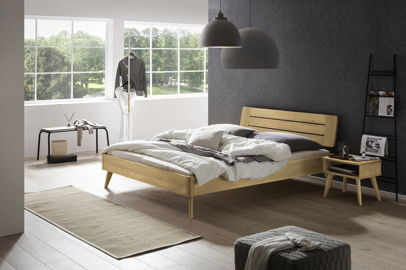 Hasena Rubiera Massivholzbett Eiche bright, geölt – Lounge-Kollektion