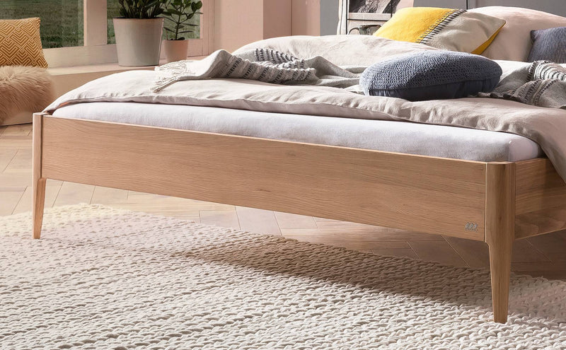Hasena Pieve Massivholzbett Eiche bright geölt, Lounge-Kollektion