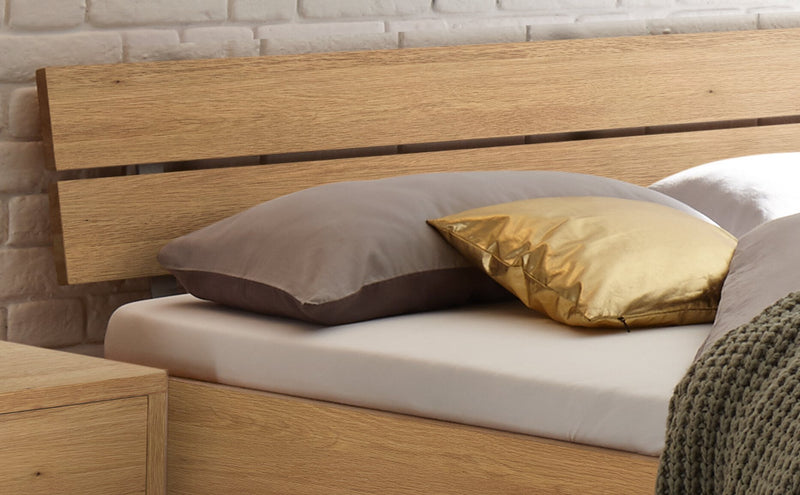 Hasena Massivholzbett Ortona Trento in Eiche bright geölt fürs Schlafzimmer