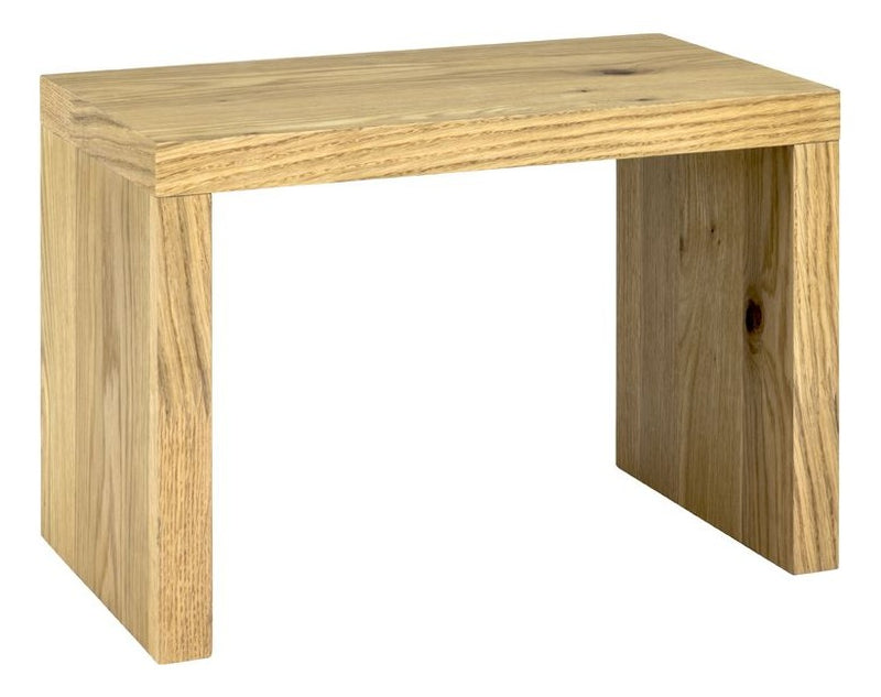 Haku Beistelltisch Eiche mit Echtholzfurnier, Wangenfuß, modern