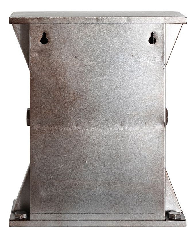 Haku Schlüsselkasten mit 4 Haken, Anthrazit, Industrial-Stil