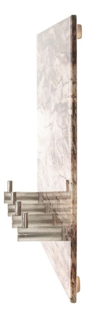 Haku Schlüsselboard aus Sicherheitsglas mit Baumrinden-Motiv, 4 Haken