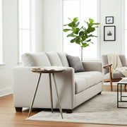 Beistelltisch Bronze aus Metall, rund mit Ø 38 cm, modernes Design – Ansicht 2