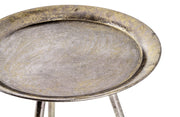 Beistelltisch Bronze aus Metall, rund mit Ø 38 cm, modernes Design – Ansicht 3