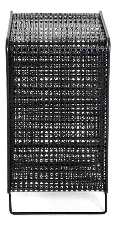 Haku Flaschenregal für 12 Flaschen, Stahlrohr schwarz im Art-Deco-Stil