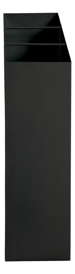 Haku Schirmständer aus schwarz lackiertem Metall, für ca. 4-5 Schirme