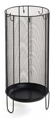 Schirmständer aus Metall, schwarz, modern, für 4-5 Schirme – Ansicht 1