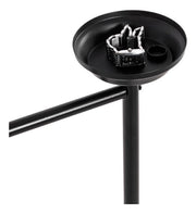 Herrendiener Dressboy aus schwarzem Stahlrohr, 116 cm hoch – Ansicht 4