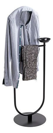 Herrendiener Dressboy aus schwarzem Stahlrohr, 116 cm hoch – Ansicht 6