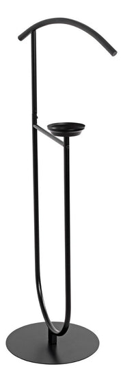 Herrendiener Dressboy aus schwarzem Stahlrohr, 116 cm hoch – Ansicht 9