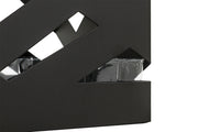 Schirmständer aus Metall, schwarz, quadratisch, 16x16x48 cm – Ansicht 4