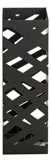 Schirmständer aus Metall, schwarz, quadratisch, 16x16x48 cm – Ansicht 6