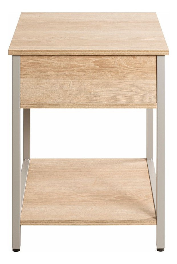 Haku Beistelltisch Eiche-Kaschmirgrau mit Schublade und Softclose