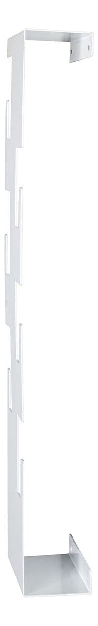Wandgarderobe mit 6 Haken aus pulverbeschichtetem Stahl, weiß – Ansicht 5