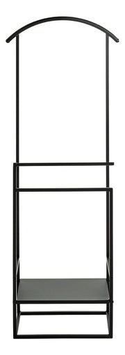 Herrendiener Dressboy aus Stahlrohr, schwarz lackiert, 128 cm hoch – Ansicht 6