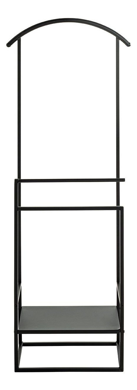 Herrendiener Dressboy aus Stahlrohr, schwarz lackiert, 128 cm hoch – Ansicht 6