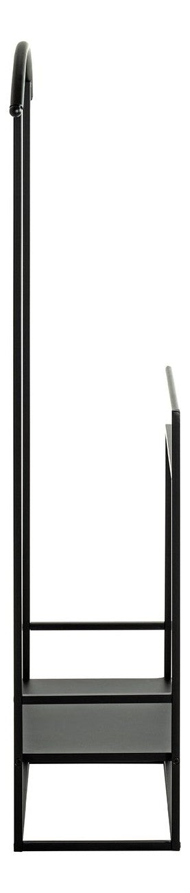Herrendiener Dressboy aus Stahlrohr, schwarz lackiert, 128 cm hoch – Ansicht 7