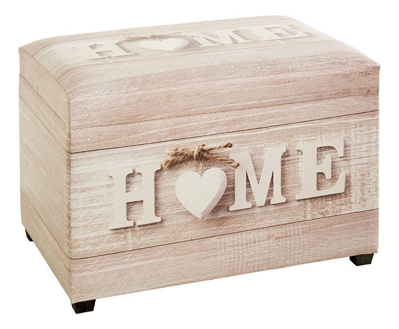 Haku Sitztruhe „Home“ aus Kunstleder, klappbar mit Stauraum