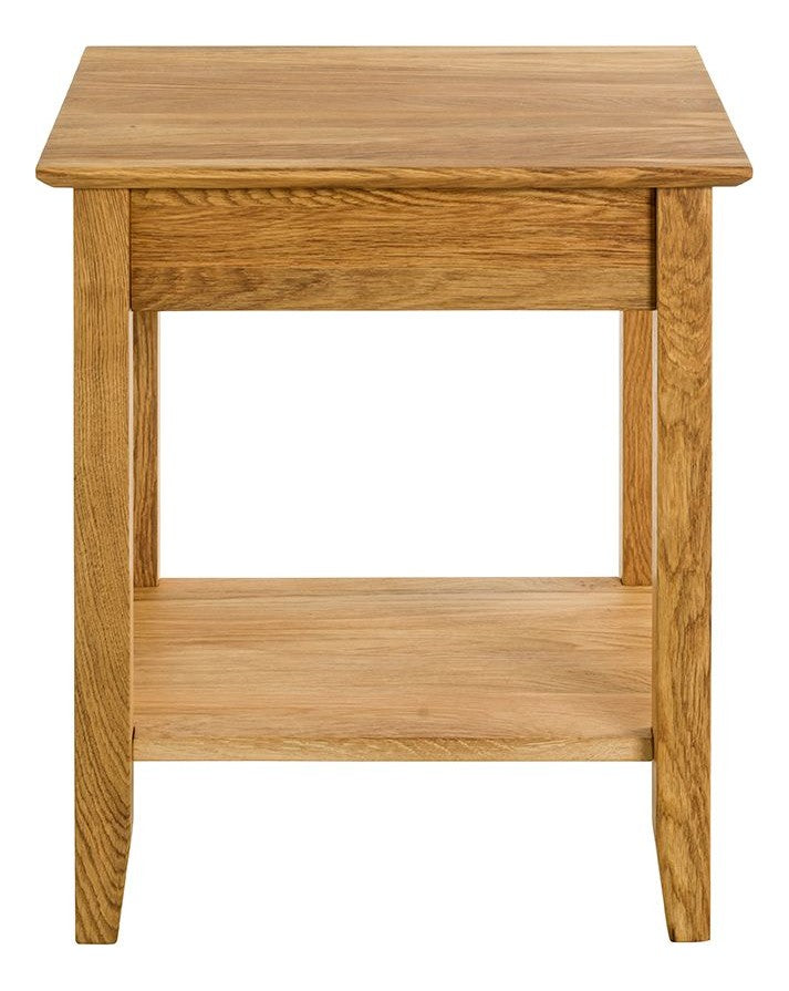 Haku Nachttisch Royal Oak Eiche massiv mit Schublade und Ablage