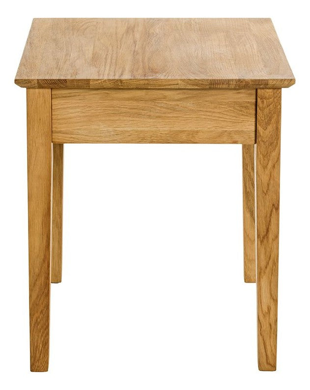 Haku Beistelltisch Royal Oak, Massivholz Eiche geölt mit Schweizer Kante