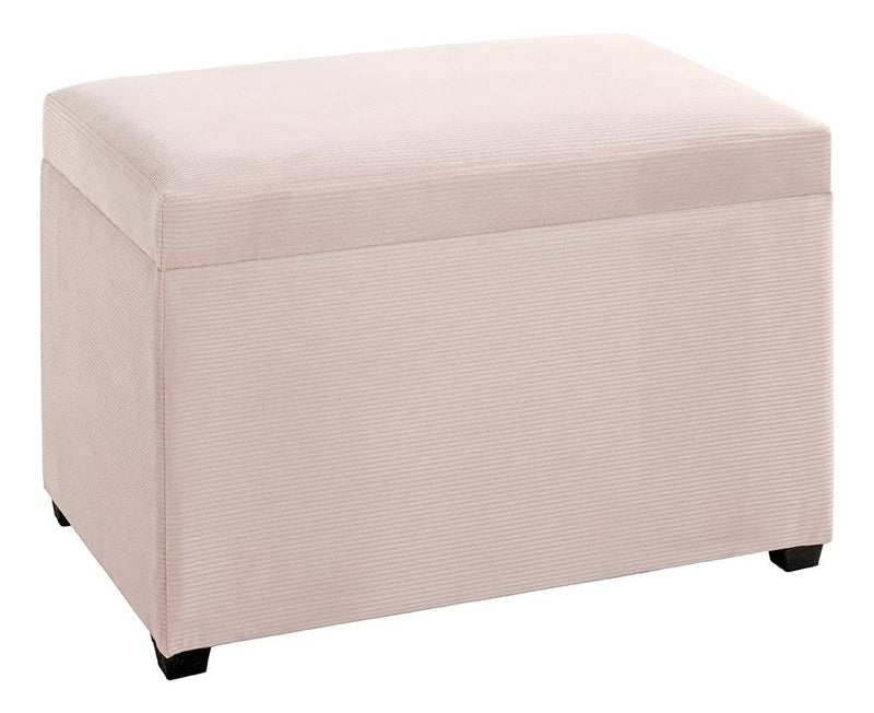 Haku Sitztruhe Cord Creme mit Stauraum, klappbarer Sitzfläche