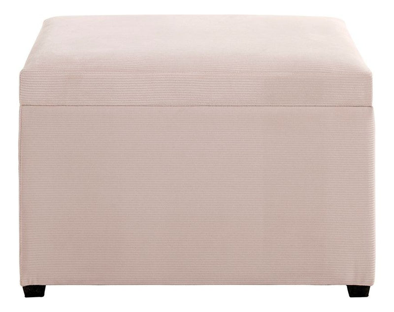 Haku Sitztruhe Cord Creme mit Stauraum, klappbarer Sitzfläche