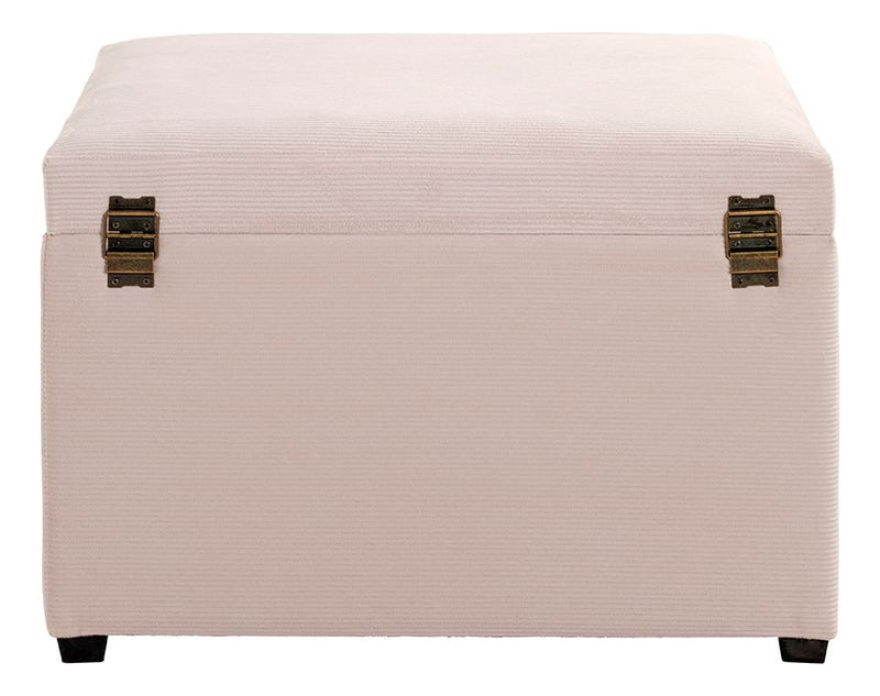 Haku Sitztruhe Cord Creme mit Stauraum, klappbarer Sitzfläche