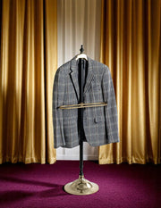 Herrendiener Dressboy aus Stahlrohr, schwarz-goldfarben, 130 cm – Ansicht 11