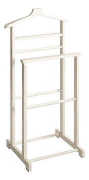 Herrendiener aus Bambus in Creme-Weiß, Scandinavian-Stil – Ansicht 1