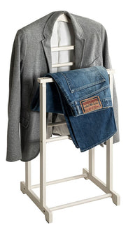 Herrendiener aus Bambus in Creme-Weiß, Scandinavian-Stil – Ansicht 3