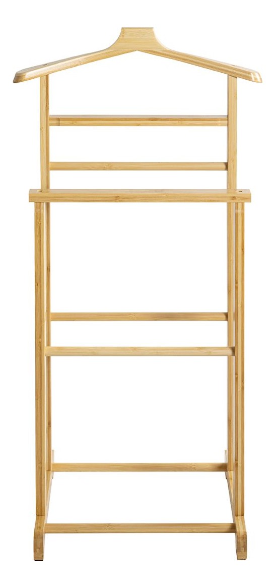 Haku Herrendiener aus Bambus natur im Scandinavian-Stil, 48x36x97 cm