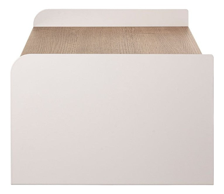 Haku Wandkonsole aus Metall mit MDF-Ablage, Eiche-Dekor, kaschmir