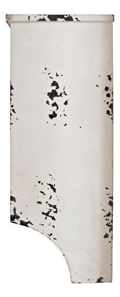 Haku Wandgarderobe mit 4 Metallhaken, Schriftzug-Motiv, Industrial-Stil