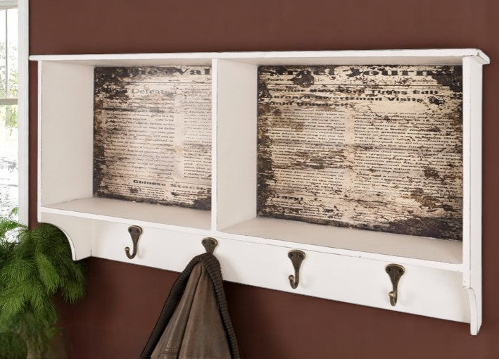 Wandgarderobe Wall Street im Industrial-Stil, 4 Haken – Ansicht 2