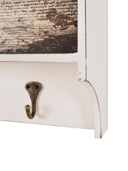 Wandgarderobe Wall Street im Industrial-Stil, 4 Haken – Ansicht 3