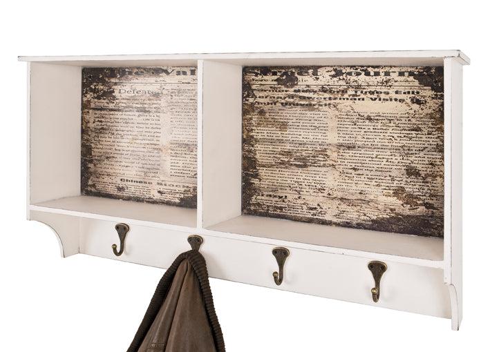 Wandgarderobe Wall Street im Industrial-Stil, 4 Haken – Ansicht 4