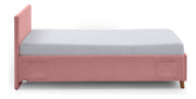 Jugendbett Cool mit USB-Anschluss & Betttaschen, Polsterbett in Rosé – Ansicht 9