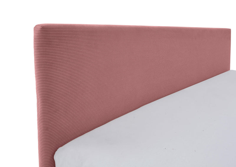 Jugendbett Cool mit USB-Anschluss & Betttaschen, Polsterbett in Rosé – Ansicht 12