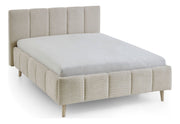 Polsterbett Alva mit Bettkasten und Federholzrahmen in Creme – Ansicht 9