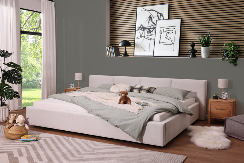 Polsterbett Capri mit niedrigem Kopfteil, Familienbett – Ansicht 4