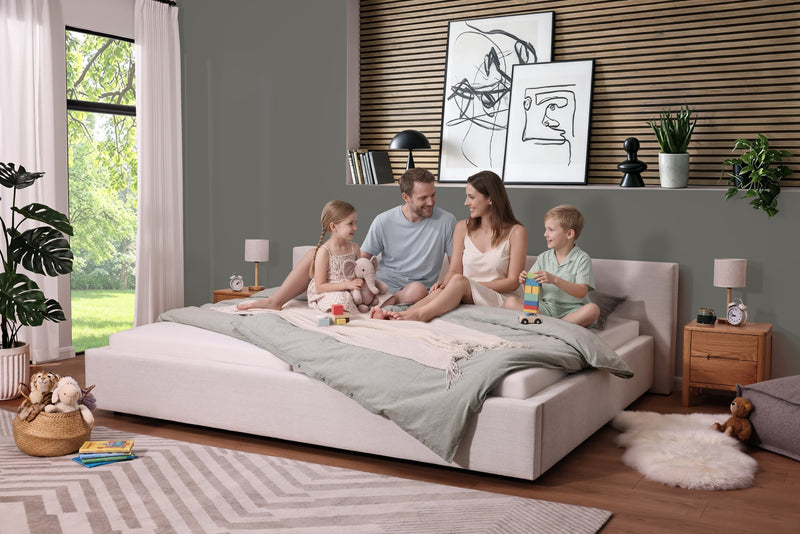 Polsterbett Capri mit Bettkasten und Federholzrahmen, Familienbett – Ansicht 6