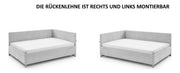 Jugendbett Cool mit Rückenteil und USB-Anschluss, Polsterbett – Ansicht 1