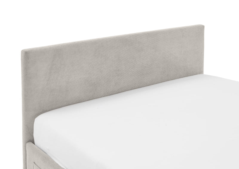 Jugendbett Cool mit Bettkasten und USB-Anschluss, Polsterbett in Cremeweiß – Ansicht 18